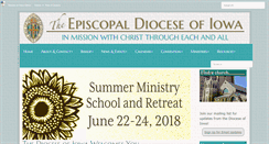 Desktop Screenshot of iowaepiscopal.org